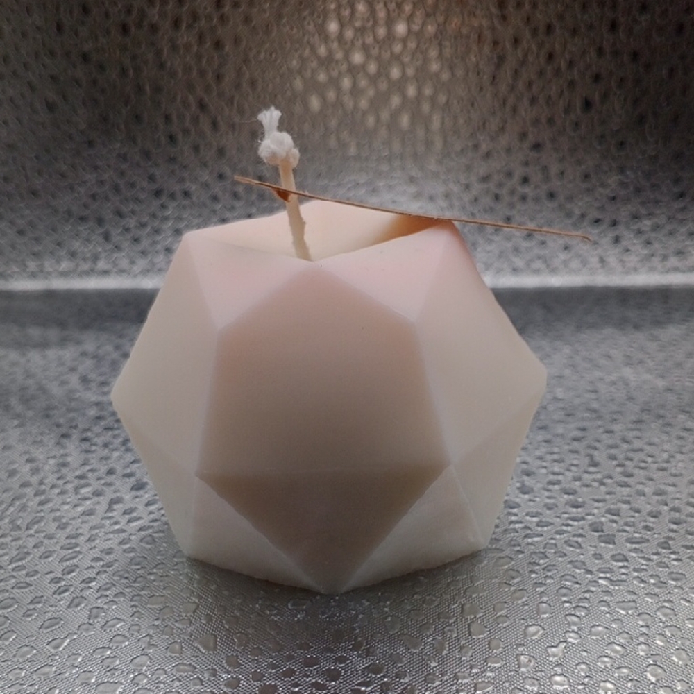 BaRich Candle For Life 💕 Modern Geometric Ivory Candle